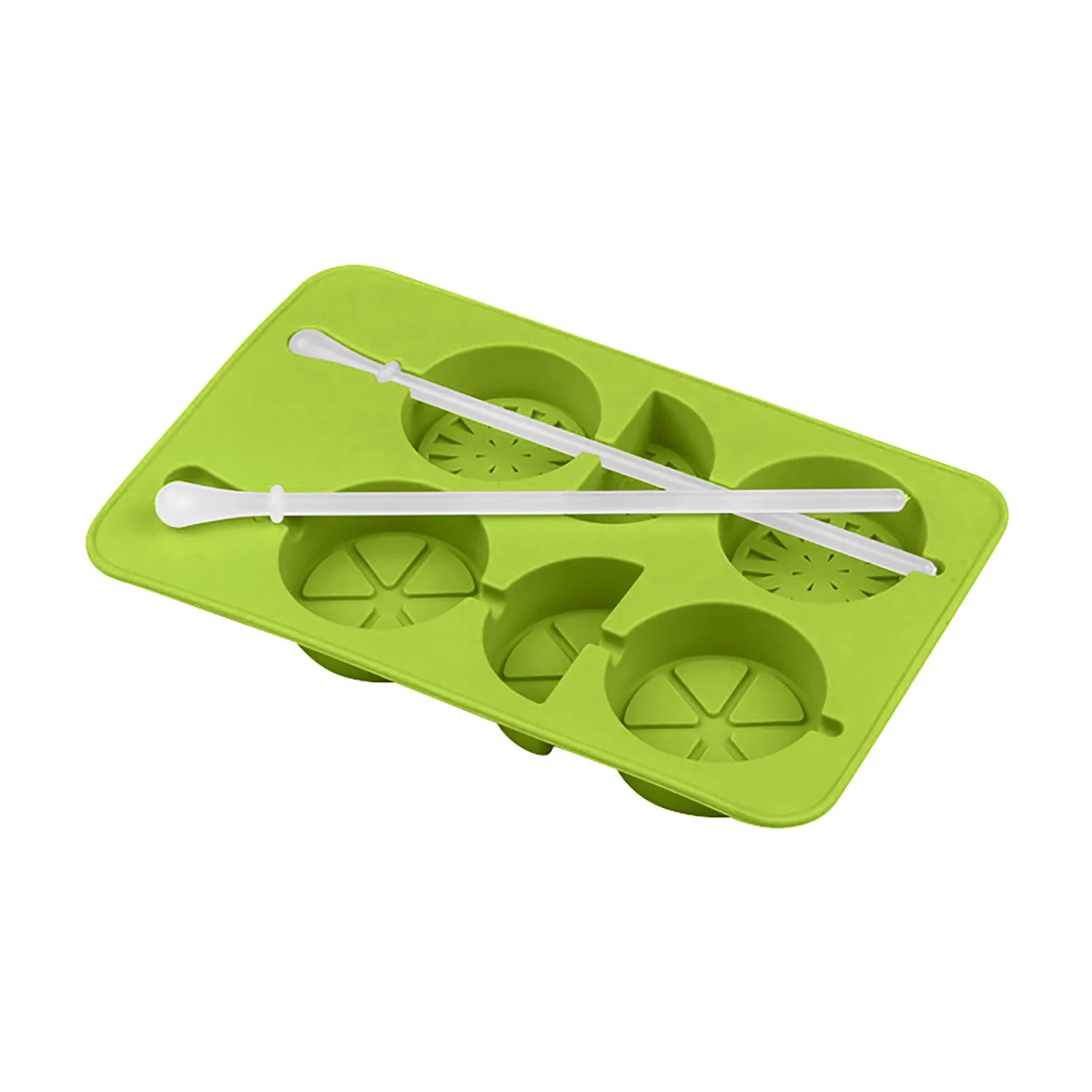 

Silicone Lemon Ice Box Tray PP Mold Creative Personality Ice Popsicle Ice Cream Mold Bar Accessories Chocolate Mold Ice Cube Ma