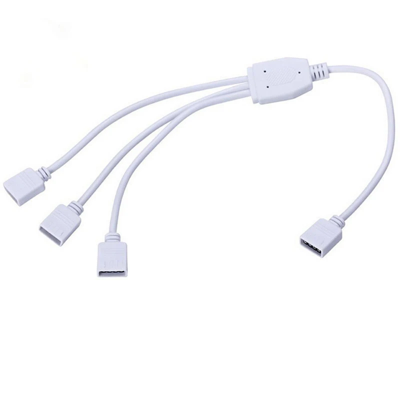 4 Pin RGB светодиодный разъем 1 на возраст 2 3 5 Порты кабеля DC гнездовой 4pin