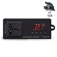 10a ac 112 outlet thermostat digital temperature controller aquarium heater accessories with sensor