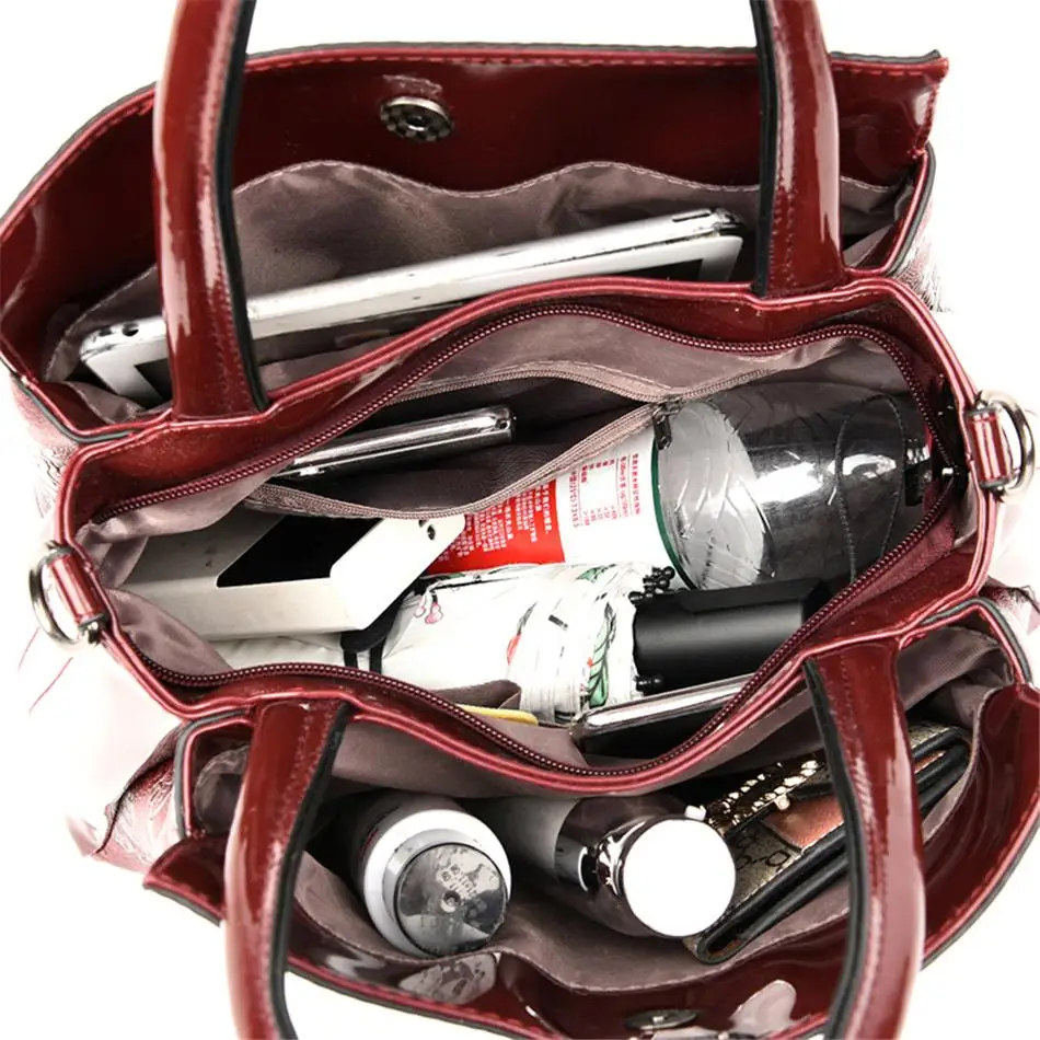 

2 Set Luxury Purses and Handbags Women Bags Designer High Quality Tote Bag Ladies Crossbody Bags for Women 2019 Sac Main Femme