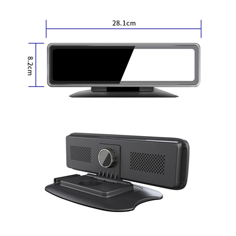 12&quot 360° Dashboard Car DVR 4 Camera Recording Night Vision Video Recorder FHD 1080P Touch Screen Display Dash Cam | Автомобили и