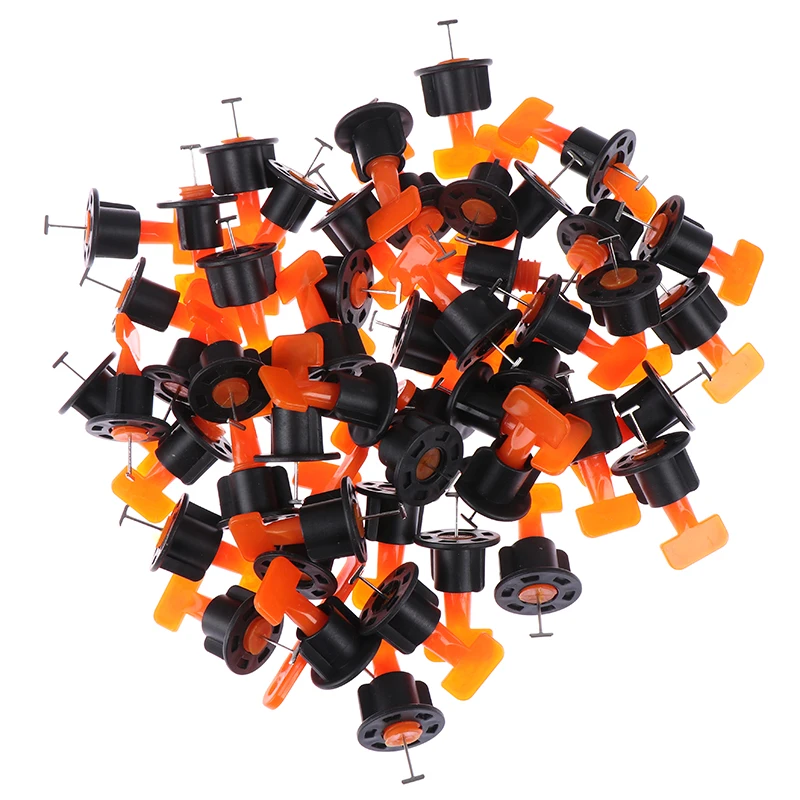 

50Set Tile Positioning Leveler System Kits Tile Spacer Reusable Wall Floor Tool