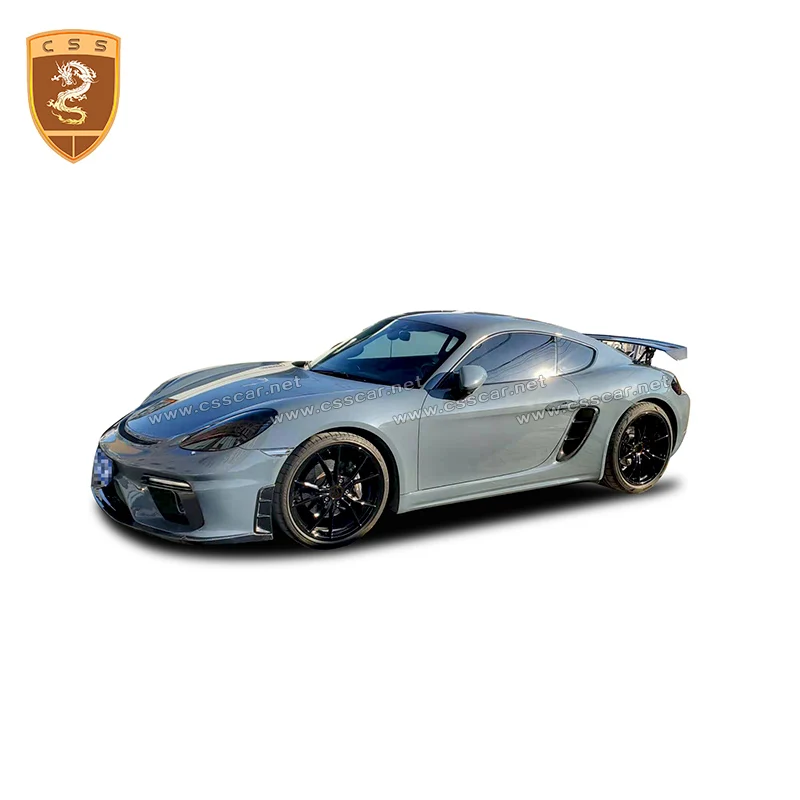 Стильный спойлер GT4 для заднего крыла из углеродного волокна Porsche 718 Boxster 2016 2019