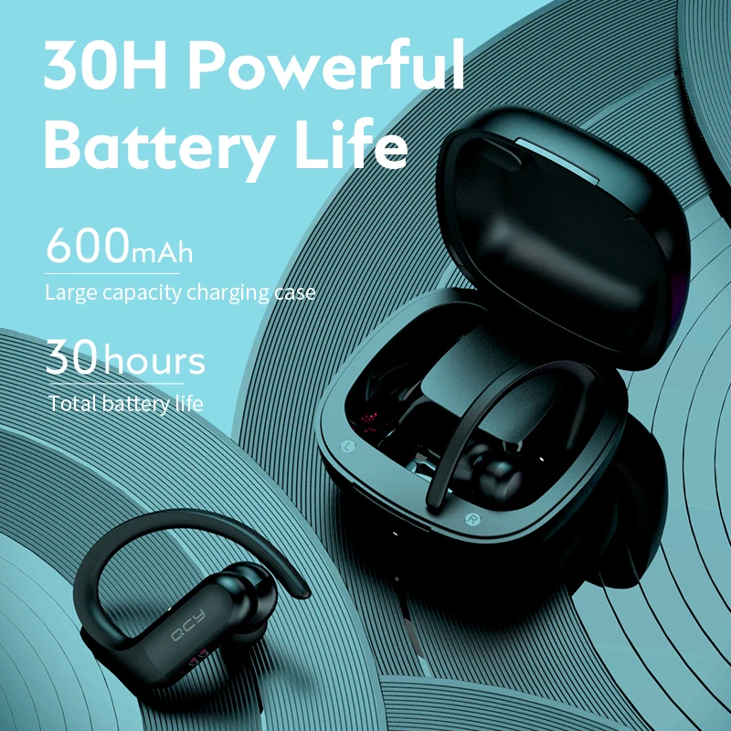 Оригинальные Беспроводные спортивные наушники QCY T6 Bluetooth 5 0 смарт с сенсорным