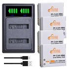 NB-6LH аккумулятор NB-6L NB 6L NB6L комплекты зарядных устройств для Canon PowerShot D10 D20 D30 S95 SX260 SX280 SX540 SX700 SX710 HS камера