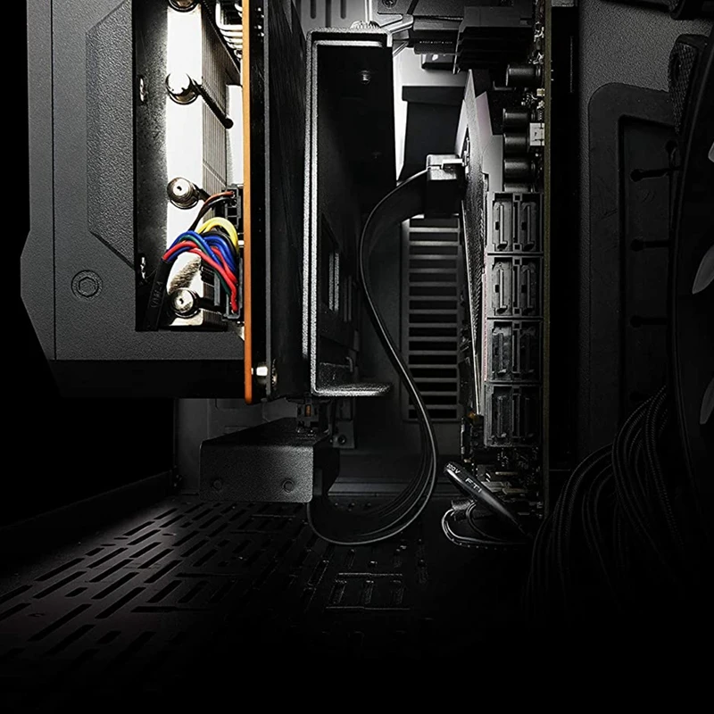 

PCIE 3.0 16X Extreme High Speed Riser Cable PCI Express Port GPU Extension Card-Straight Connector 20cm