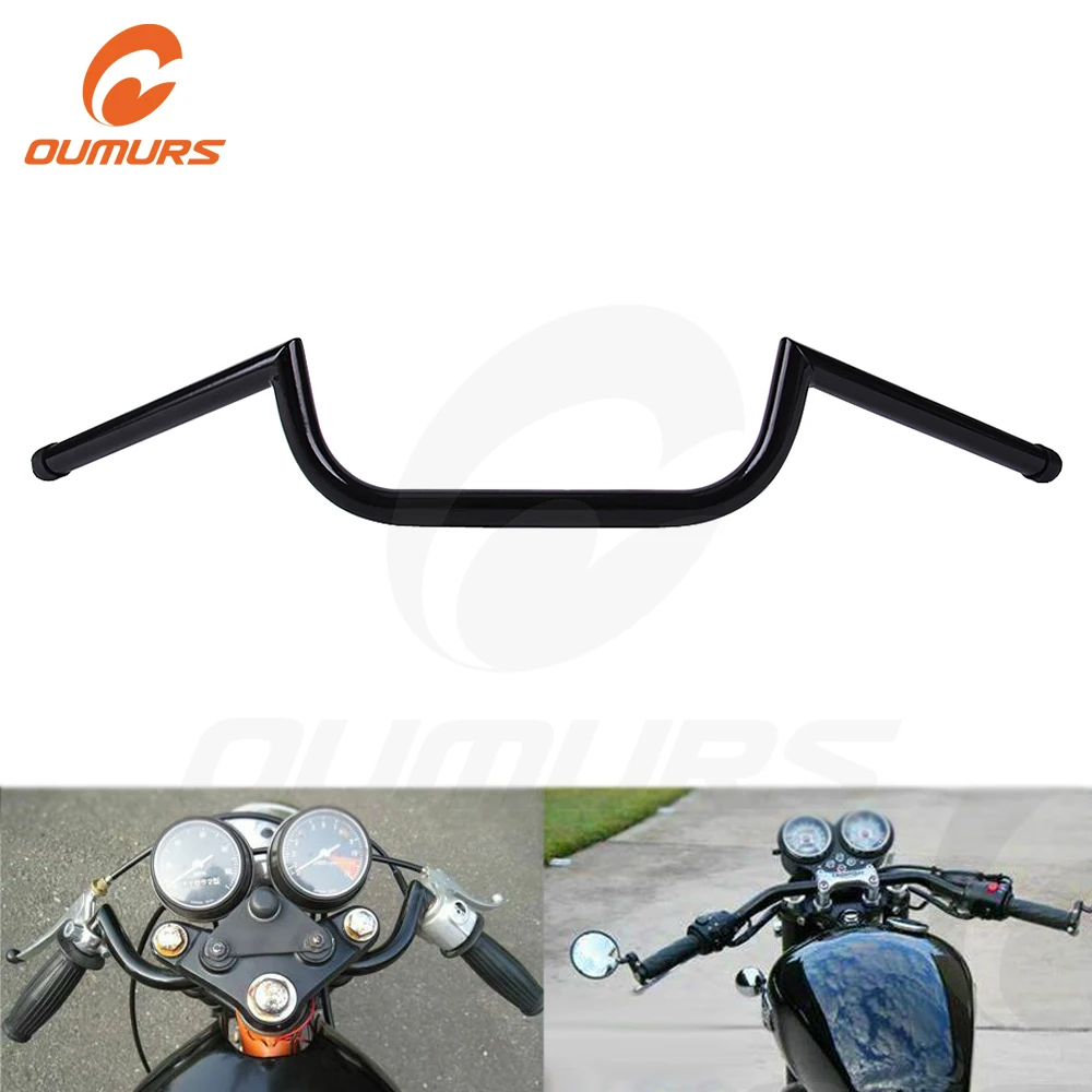 OUMURS мотоцикл 7/8 &quot22 мм руль подъемная ручка для Honda Suzuki Yamaha подходит Harley Bobber Cruiser