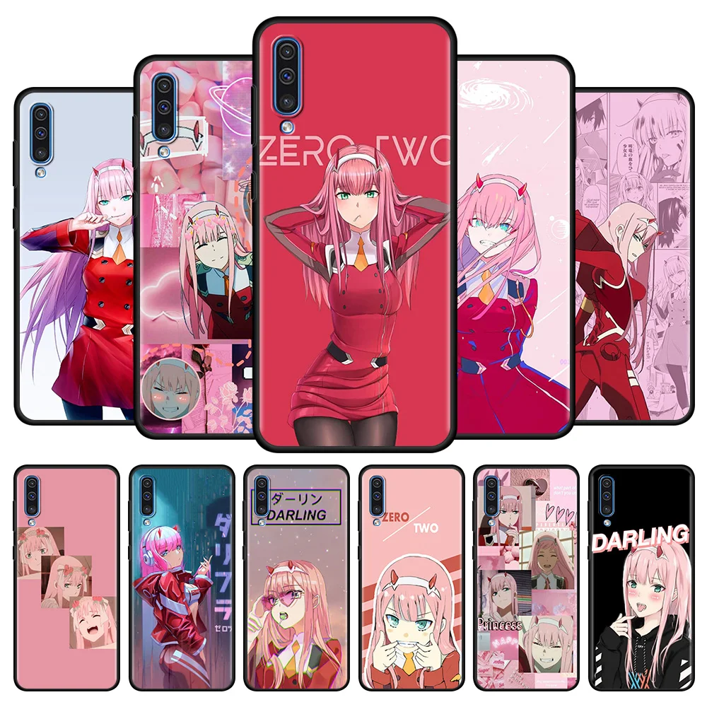 

Anime Zero Two Gril Phone Case For Samsung A50 A10 A70 A30 A40 A20e A20s M62 M52 M32 M51 M31 M30s M11 M22 Capa