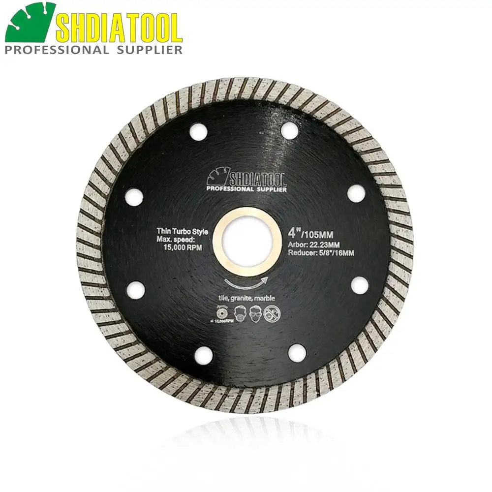 SHDIATOOL 10 шт 4 "/105 мм супер тонкий алмазные лезвия Turbo отрезной диск алмазный