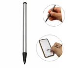1 шт. емкостный стилус карандаш мобильный телефон сенсорный экран ручка для iPad планшета для iPhone Samsung Xiaomi сотовый телефон серебристый
