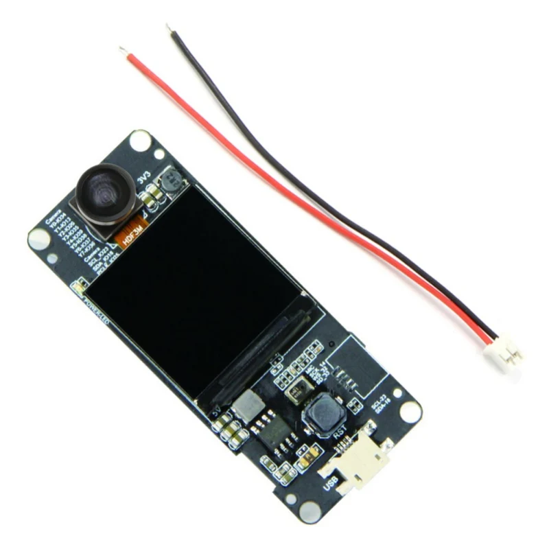 TTGO модуль камеры T-Camera Plus ESP32-DOWDQ6 8MB SPRAM OV2640 1 3 дюймовый экран задней | Электроника