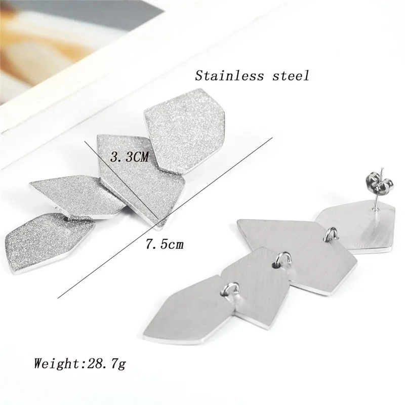 Женские Длинные геометрические серьги OUFEI Очаровательные летние ювелирные