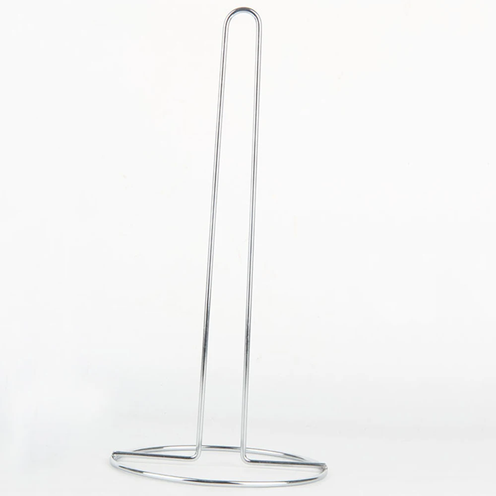 Железный вертикальный держатель для рулонов полка бумажных салфеток настольный