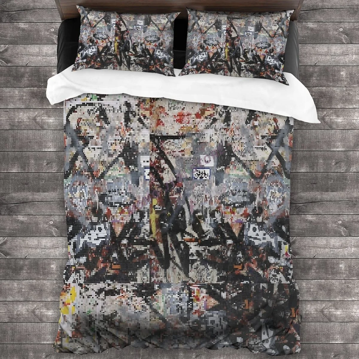 

Abstract Wall Bedding Set Duvet Cover Pillowcases Comforter Bedding Sets Bedclothes