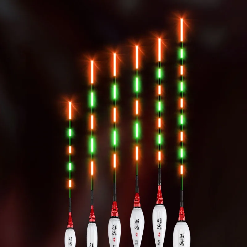 2 шт./компл. поплавок для рыбалки светящийся электронный буй LEDelectronic легкие