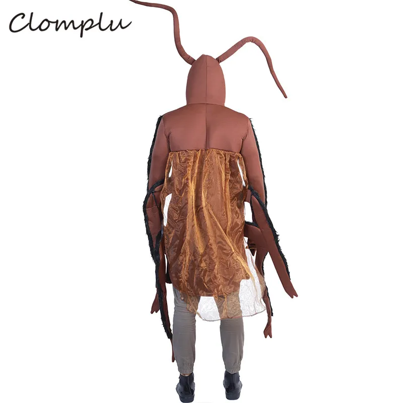 Clomplu костюм тараканов аниме косплей на Хэллоуин забавный один комбинезон костюмы