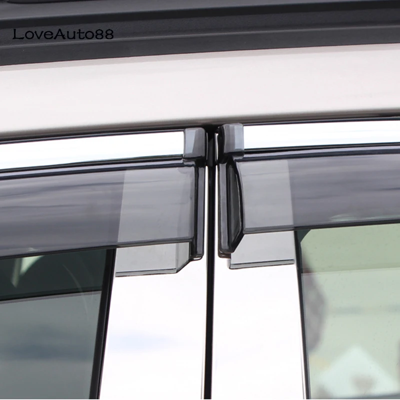 Автомобильный козырек для окна дверь дождь солнцезащитный щит боковые Крышка