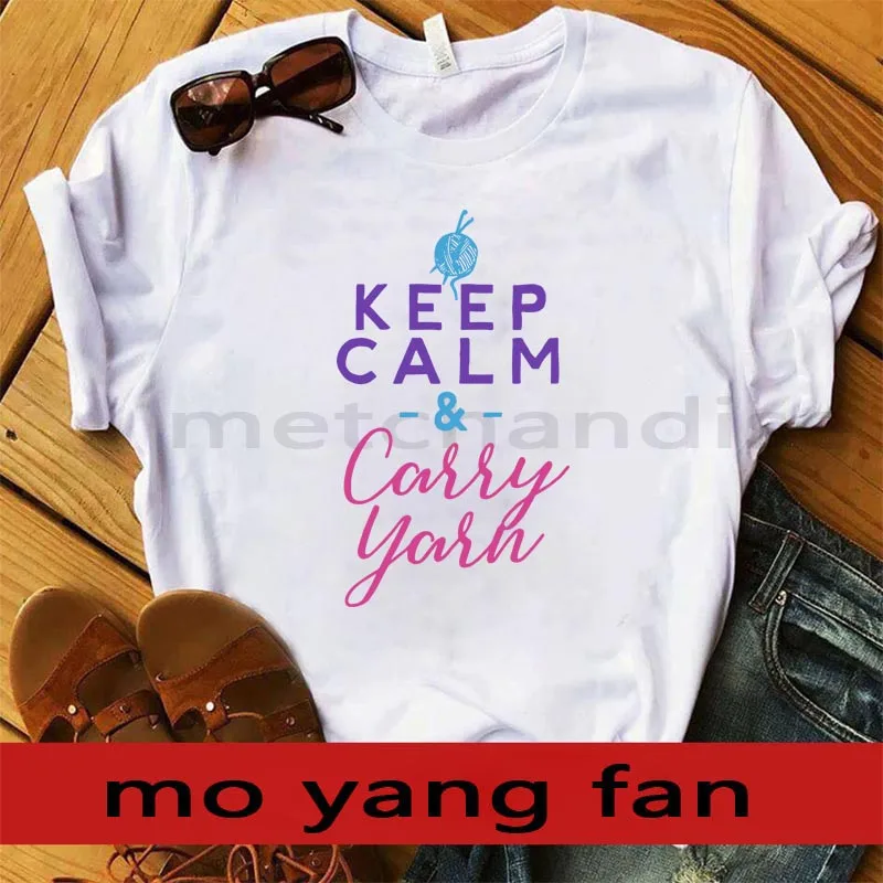 Новая Футболка Keep Calm & Carry большая футболка с принтом для мужчин и женщин летняя