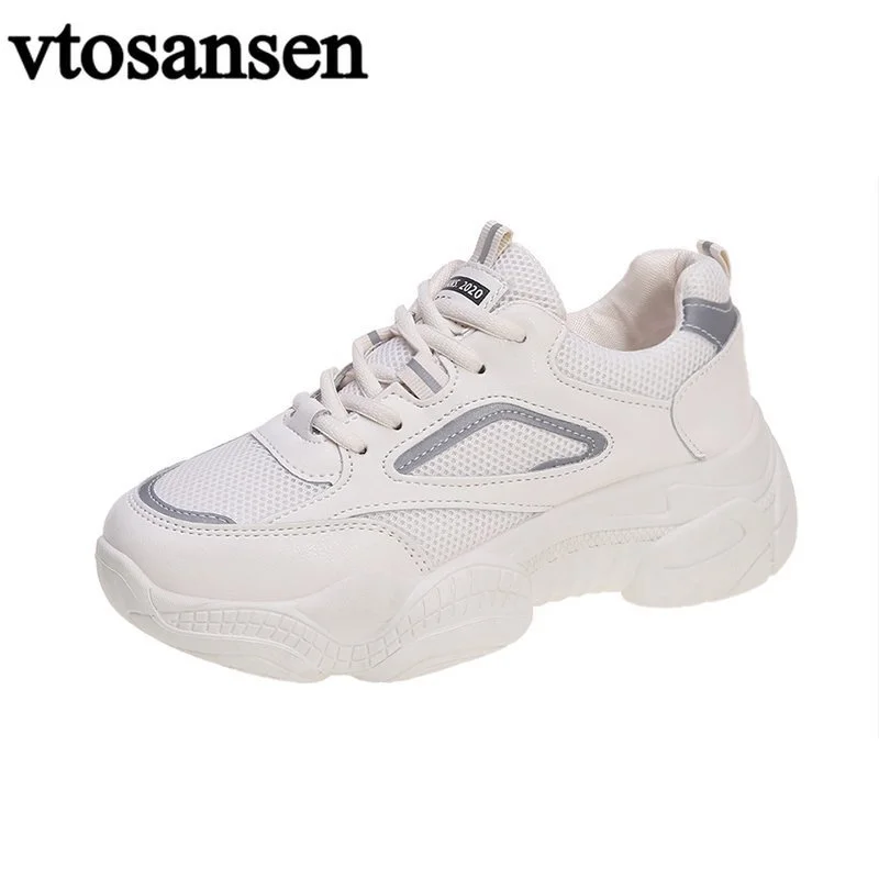 

Women's Filas Breathable Air Maxs Running Dad Shoes Lightweight White Clunky Sneakers Thick-soled Sports Women's Casual Shoes