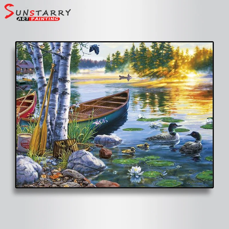 Sunstarry 5D DIY Алмазная вышивка продажа лебедей животных полная круглая алмазная