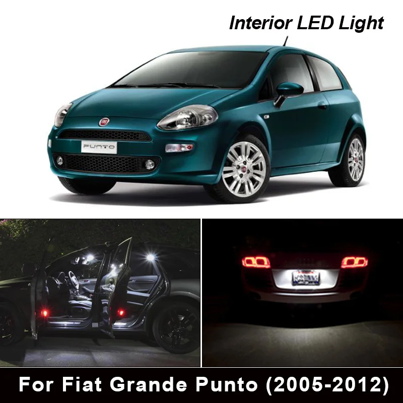 Светодиодный шт. светодиодные лампы для чтения салона автомобиля Fiat Punto Grande (2005 2012)|Сигнальная лампа| |