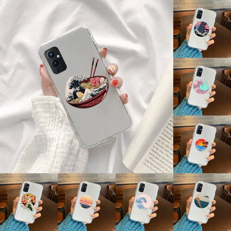 

Hot Sea wave surf summer surfing ocean Phone Case Transparent For OnePlus MEIZU MEITU M 7 8 9 16 17 T PRO XS moible bag
