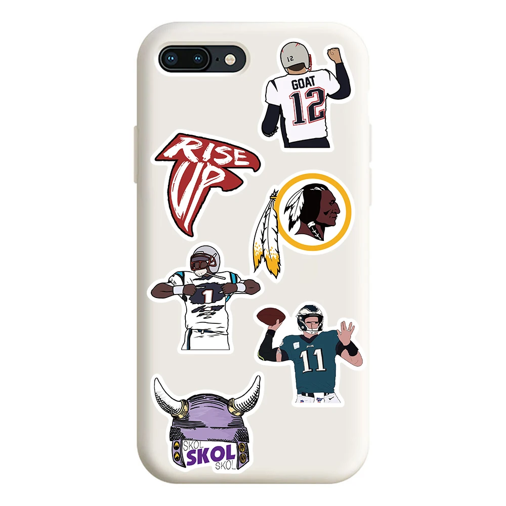 

50PCS Sports Rugby Stickers for Football Laptop Fridge Guitar Motorcycle Luggage Skateboard Cool Boys Decals