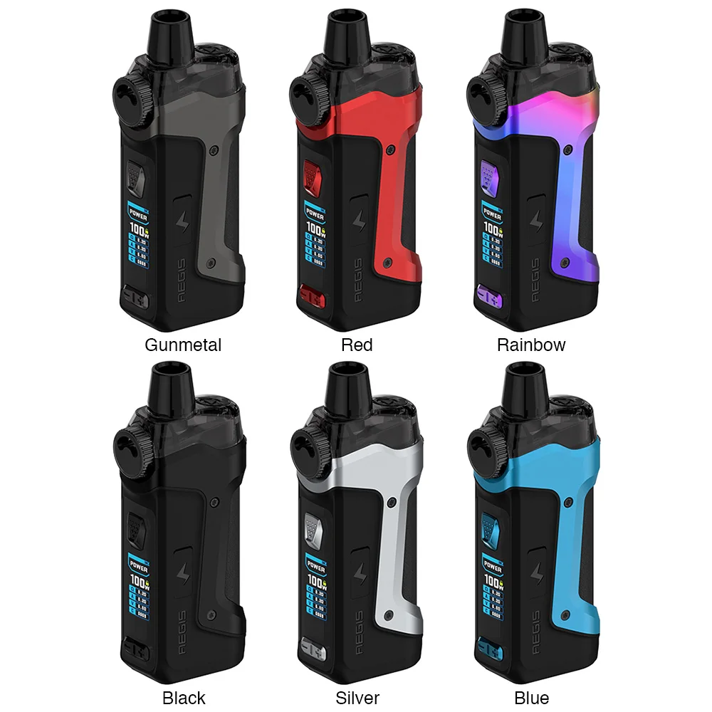 Новый оригинальный Geekvape Aegis Pro 100W 18650 Pod Комплект 6 мл катридж Мощность по Single18650
