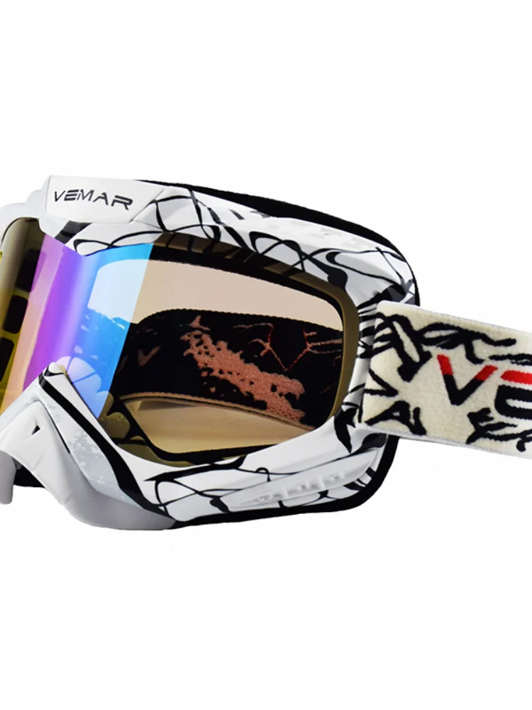 

Motorcycle Goggles Ski Glasses Motocross Goggles Eyewear Snowboard Glasses Moto Motorbike Dirt Bike Colorful Lens