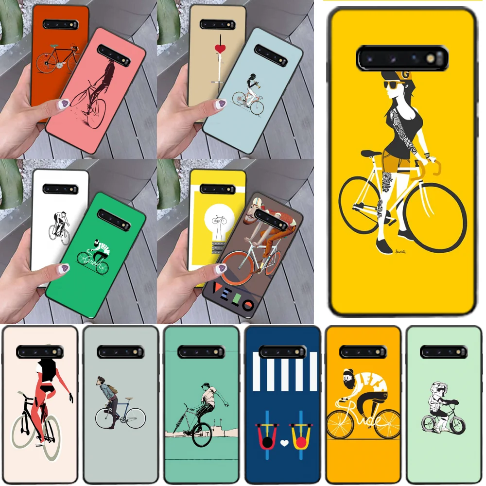 Viviana BIKE art Custom Photo мягкий чехол для телефона Samsung S9 plus S5 S6 edge S7 S8 S10 E