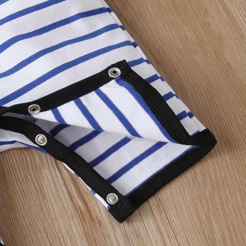 

Newborn Baby Boy Clothes Striped Moustache Print Short Sleeve Baby Romper Cotton Baby Girl Clothes Summer Baby Bodysuit 0-18M