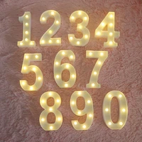 digital number light led symbol sign wall hanging lamp indoor wedding party home decoration night light for birthday new year