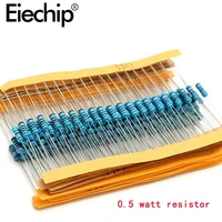 0 5 watt resistor metal film resistance kit12w 1 diy electronic set of resistors assorted package 56 ohm 390 ohm 3 3k 4 7k