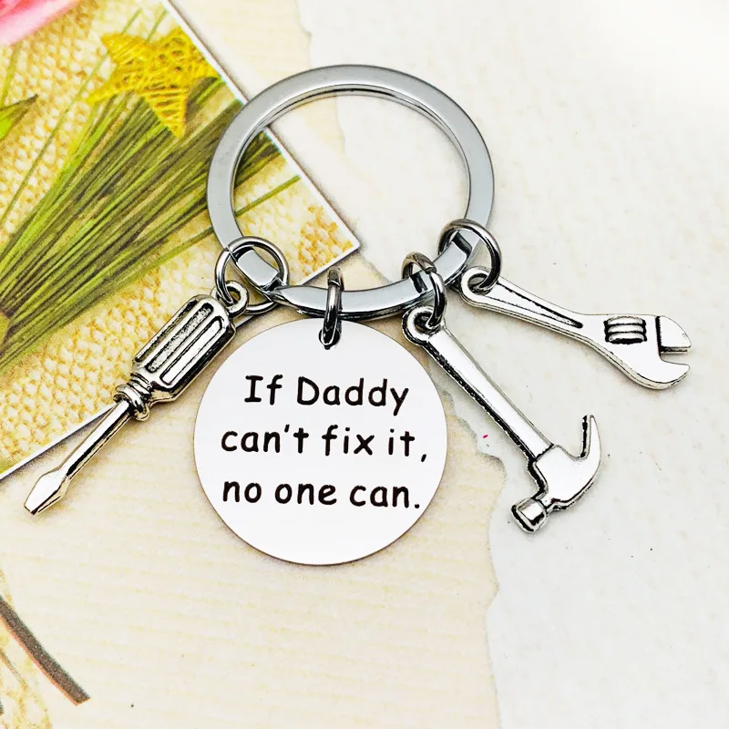 Брелок для ключей ZRM Jewelry If Dad't Fix It никто не может брелок металлические