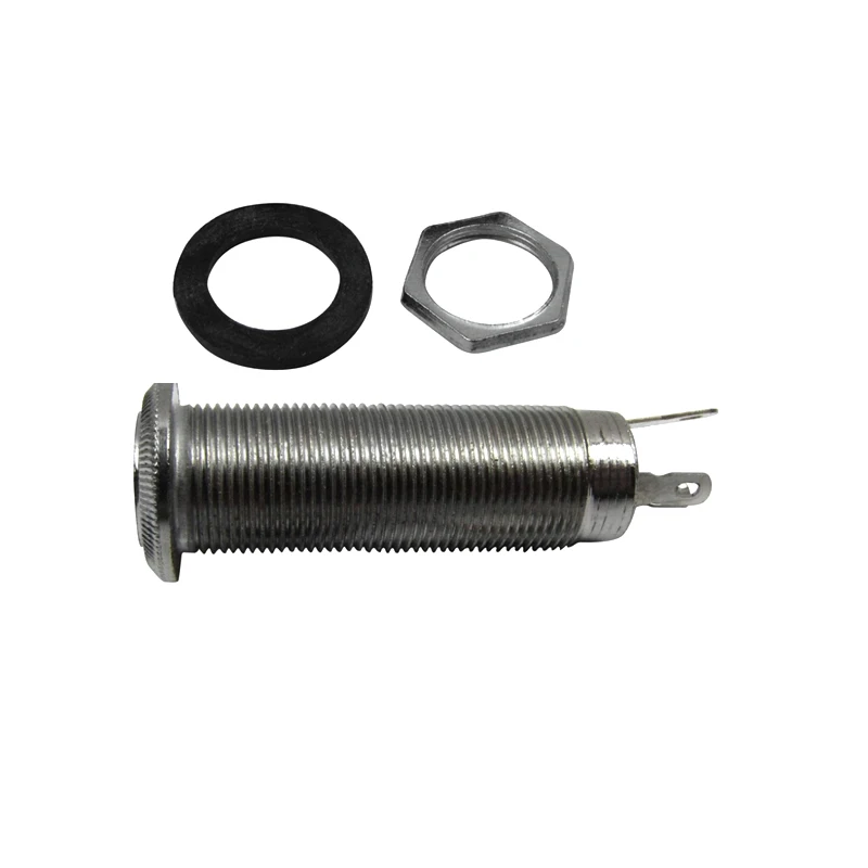 12 шт. в упаковке Электрогитары резьбовой цилиндровый пикап Endpin разъем вход/выход