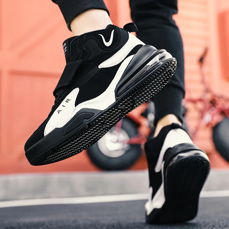 couple casual sports shoes 2020 hot autumn and winter new mens air cushion running shoes men and women white brand mens shoes free global shipping