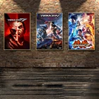 TEKKEN, 7 плакатов, новая игра 2017 Xbox PS4, Ретро картины маслом, художественные принты на холсте, настенное украшение для гостиной, спальни