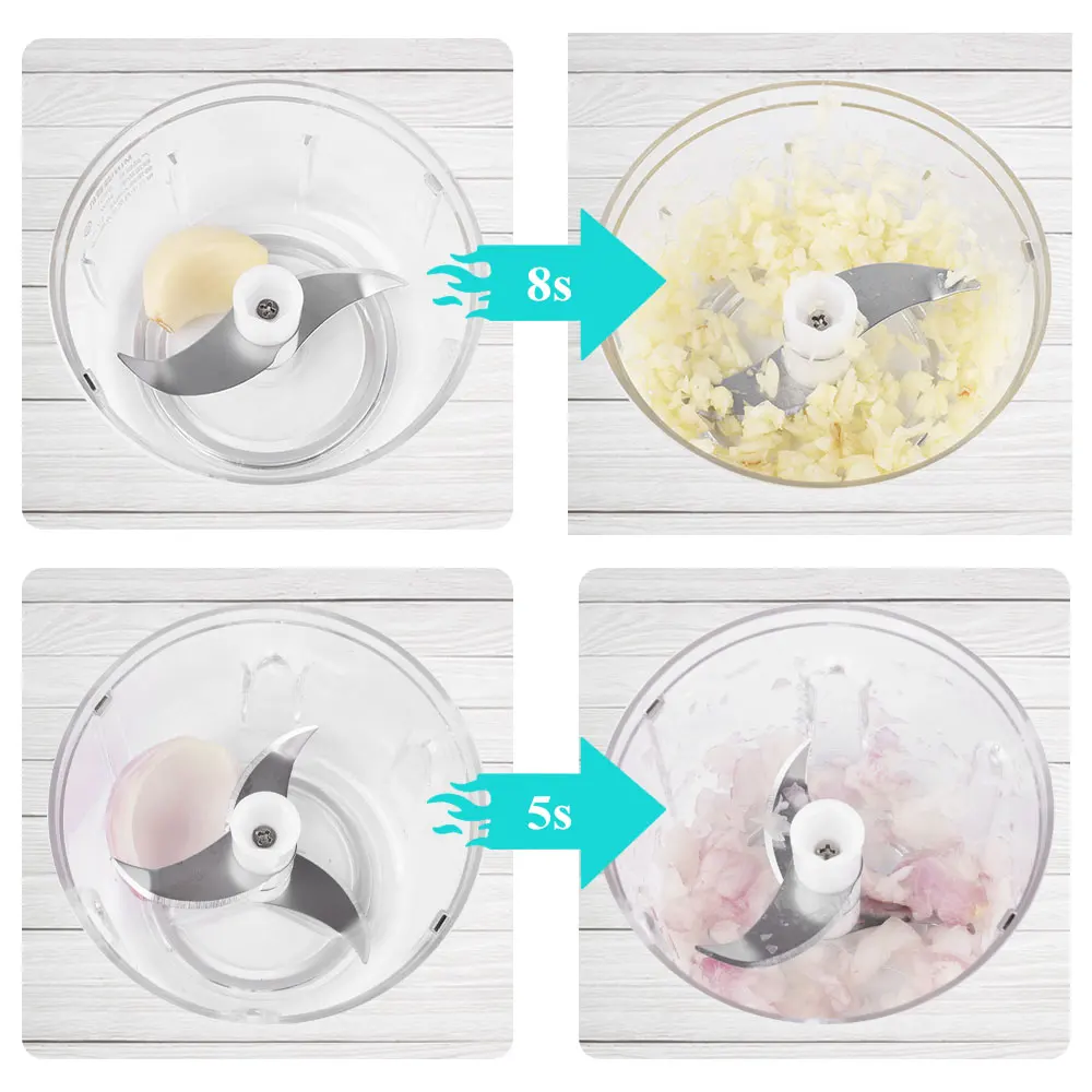 Электрическая чеснока давилка прочная тонкая USB зарядка для измельченного