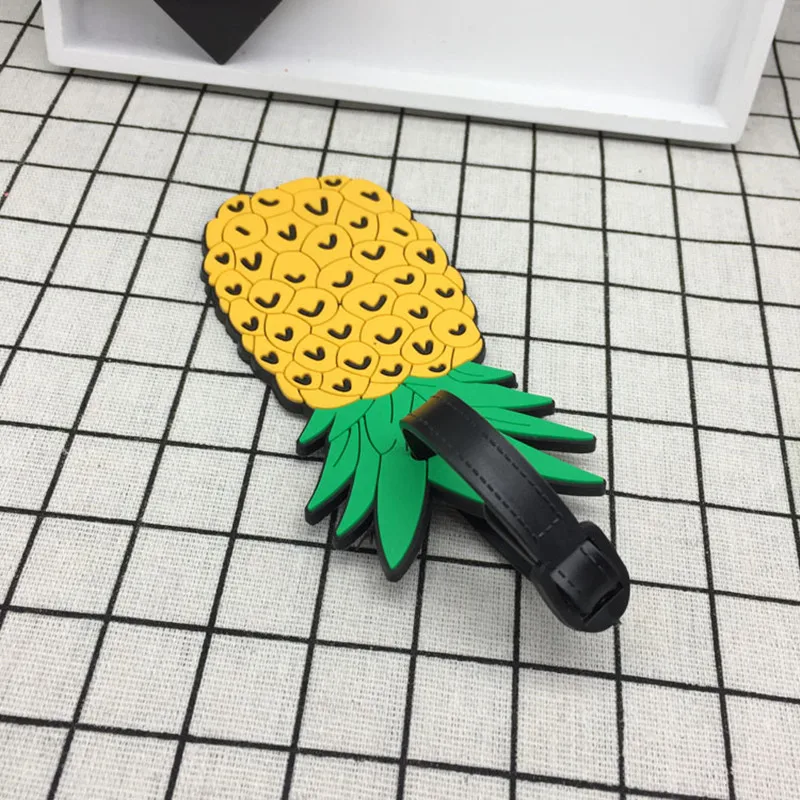 Фрукты бирка для чемодана ананас ID адрес держатель арбуз этикетка багажа