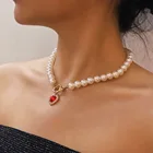 Новое жемчужное ожерелье Delysia King, необычное простое женское ожерелье в стиле ретро с бриллиантами, бриллиантовая цепочка до ключиц