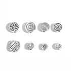 20-30 шт Новые бусины-вставки из сплава сползают шаблон металлические бусины для DIY ювелирных изделий браслет ожерелье аксессуары ручной работы