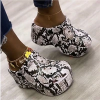 newins hot popular serpentine small hole women sandals cute slippers platform thick bottom back strap summer ladies casual shoes