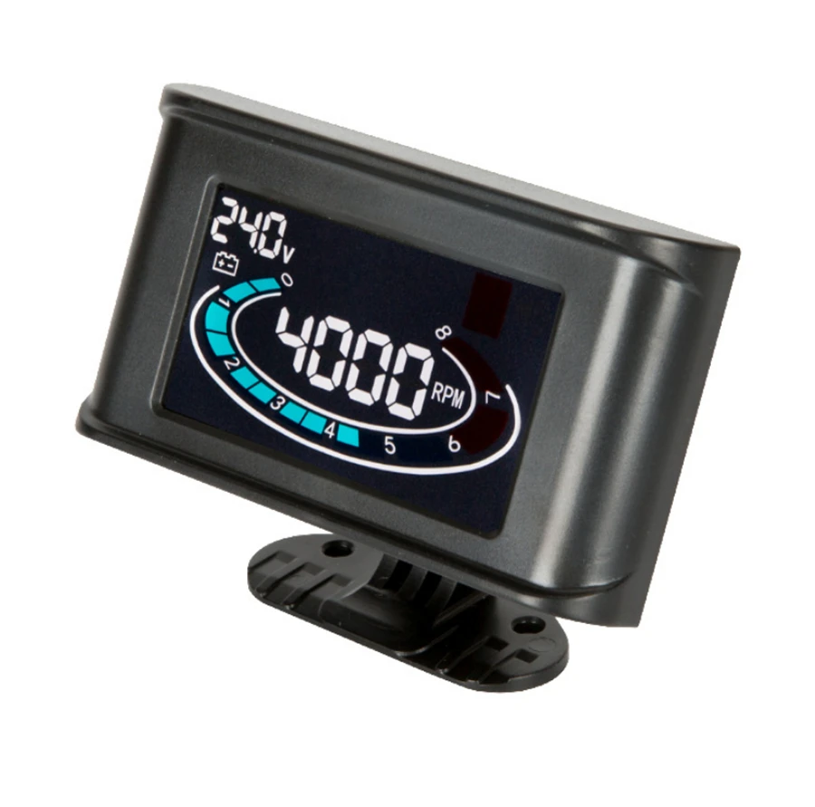 2 в 1 вольтметр вольт датчик + Тахометр для грузовиков лодок внешняя конструкция