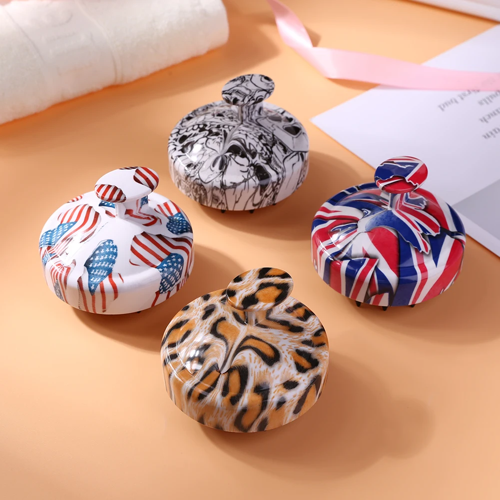 

Silicone Hair Cleaning Brush Bath Shower Hair Scalp Massager SPA Shampoo Comb Body Relaxing Hand Massage Tool