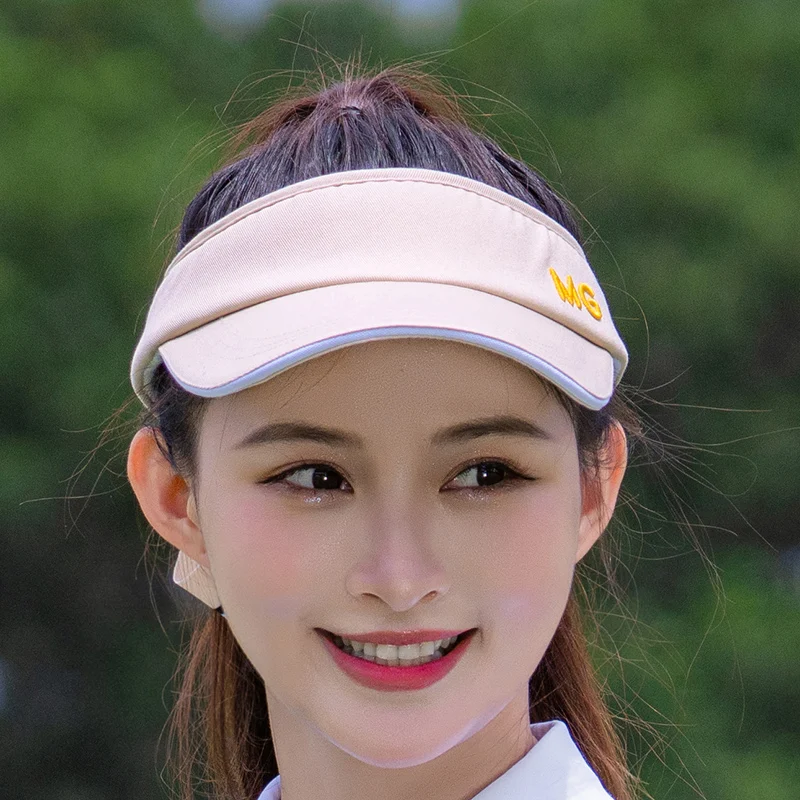 Multicolor MG New Ladies Golf Hats Women's Sun Hats Capless Tennis Caps Capless