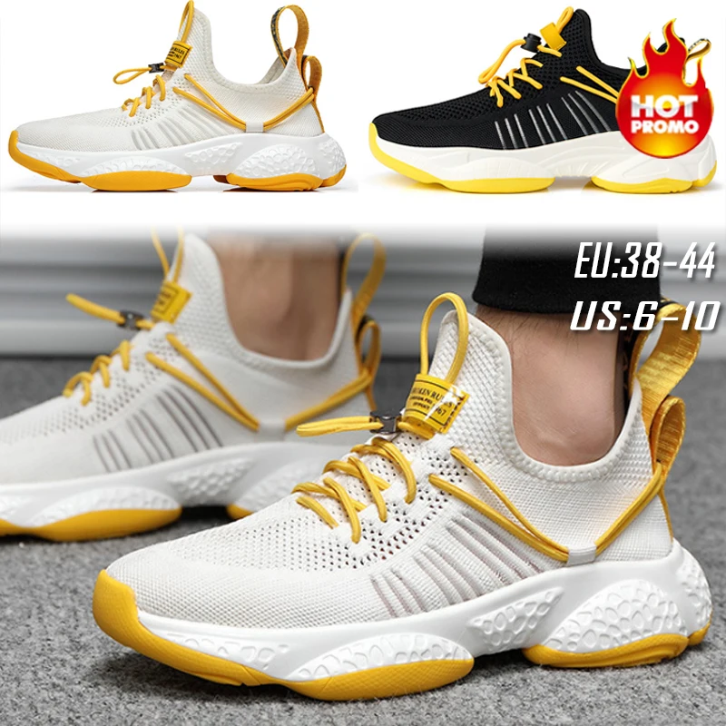 Кроссовки мужские легкие дышащие с сеткой на шнуровке для ходьбы 2019 |