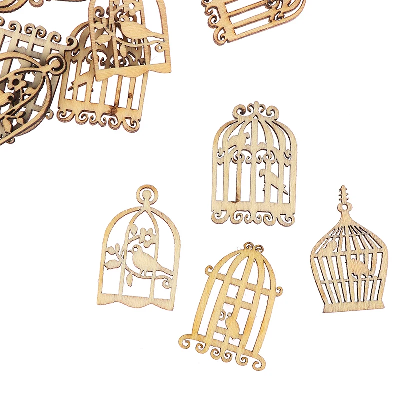 Деревянная птичья клетка для самостоятельной сборки 50 шт. настенные деревянные