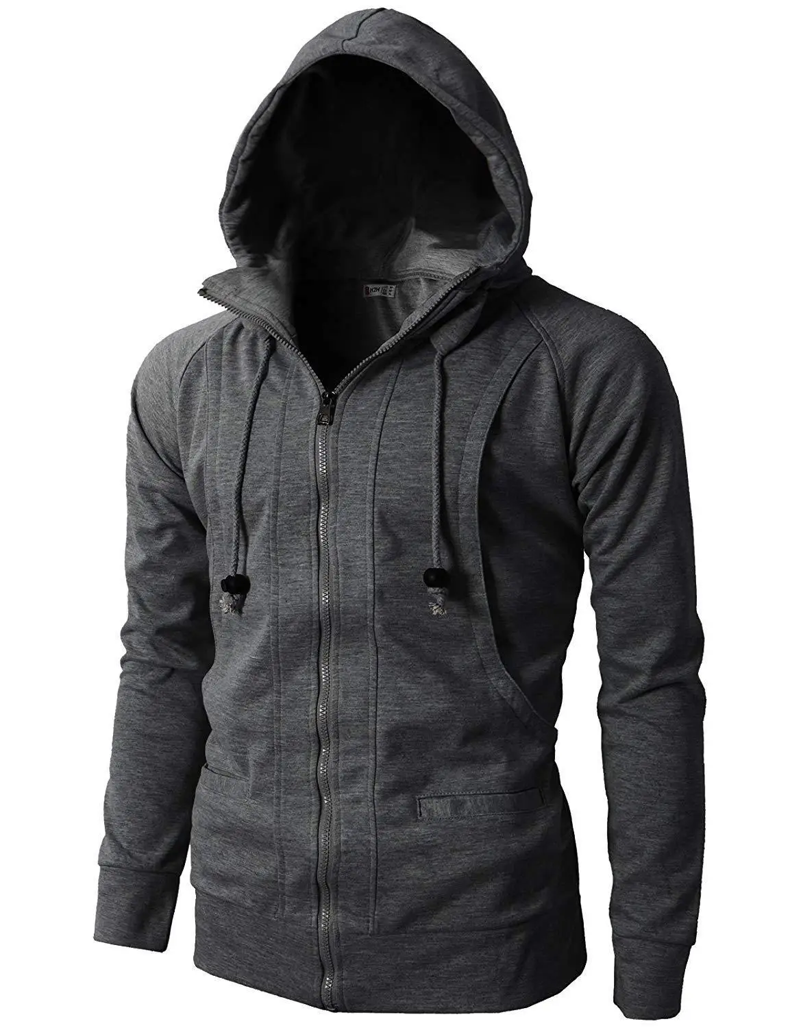

Hip Hop Zipper Hooded Sweatshirt Men 2021 Spring Casual Solid Hoodies Sweatshirts Male Brand Streetswear Jackets Red Black 3XL