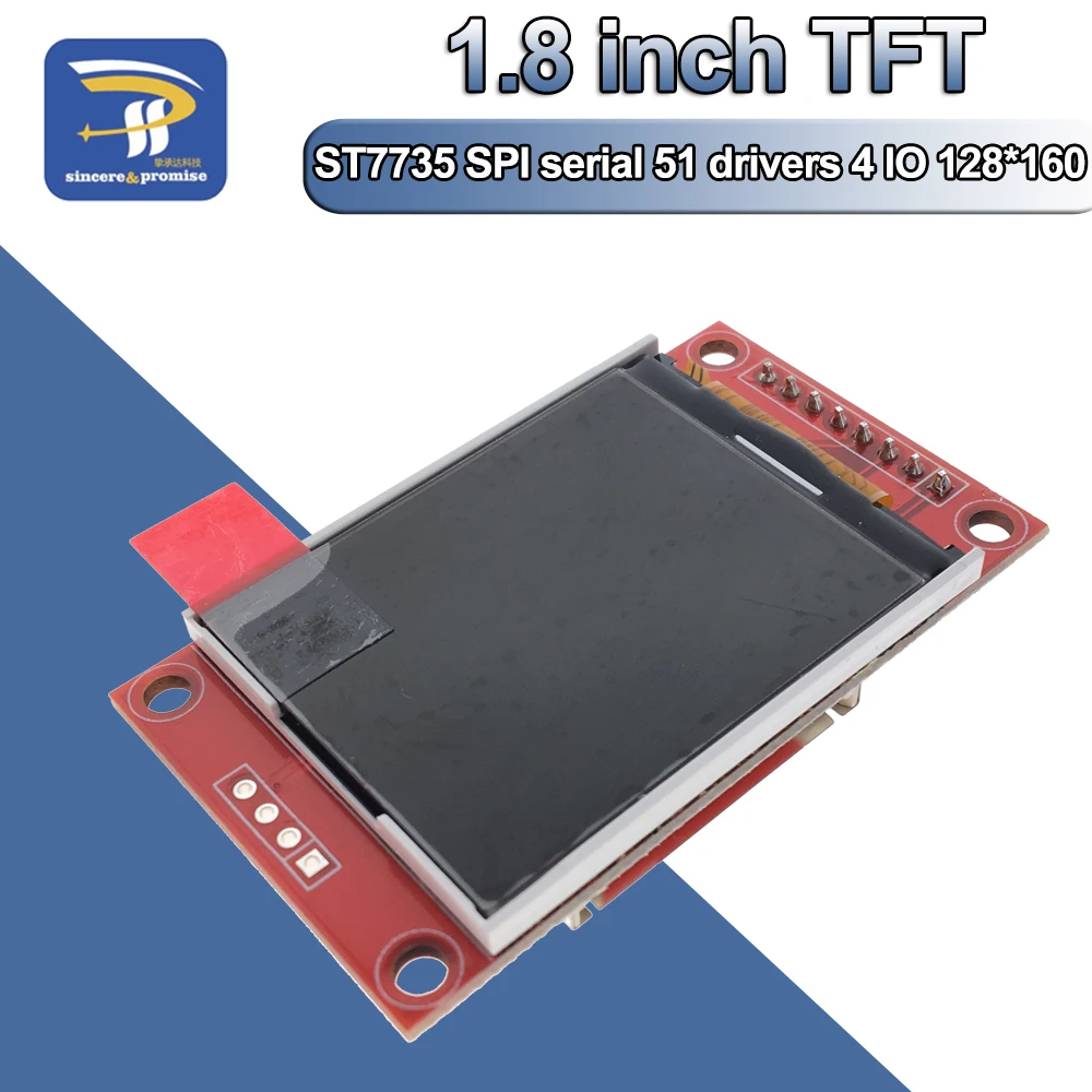 ЖК-модуль TFT ST7735 SPI модуль с ЖК-экраном 1 8 дюйма последовательные драйверы 51