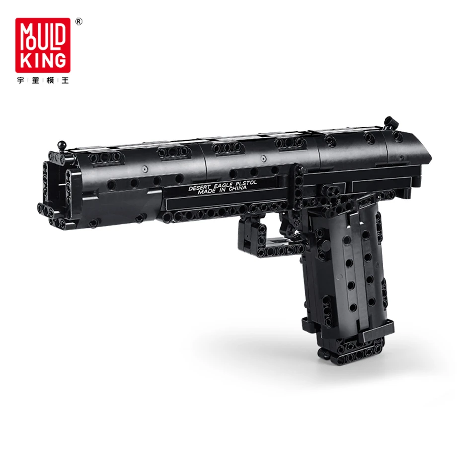 Игрушечный пистолет Mould King 14004 набор блоков 563 шт. игрушечный Desert Eagle строительные